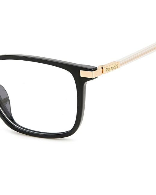 Polaroid Black Pld D523/G 807 Optical Frames Bio Polyamide Squared for men