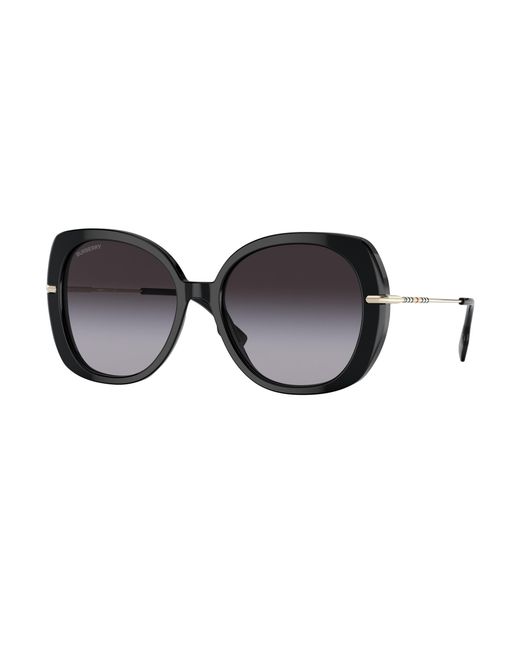 Burberry Black Be4374 30018G Sunglasses Plastic Squared Shaded