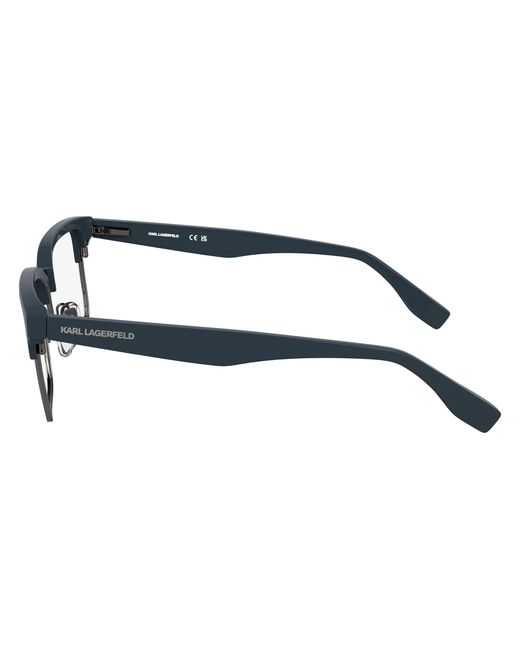 Karl Lagerfeld Black Kl6202 400 Optical Frames Metal Squared Normal for men