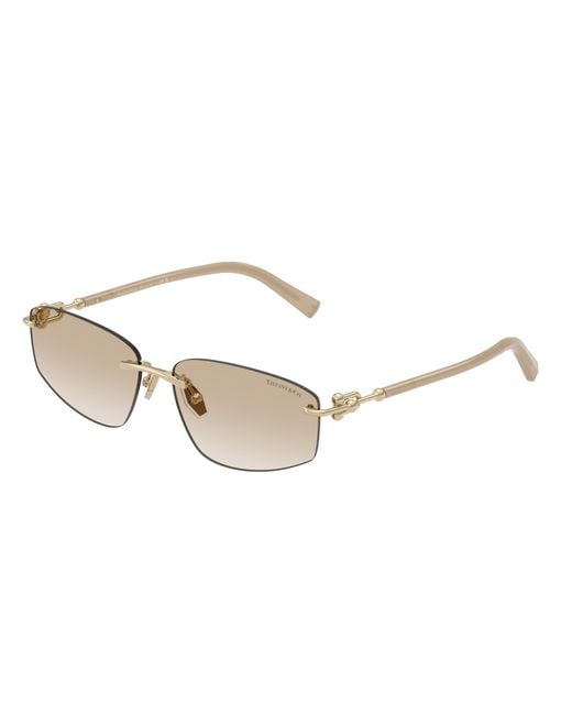 Tiffany & Co Black Tf3114 602111 Sunglasses Metal Geometric Normal Nuanced
