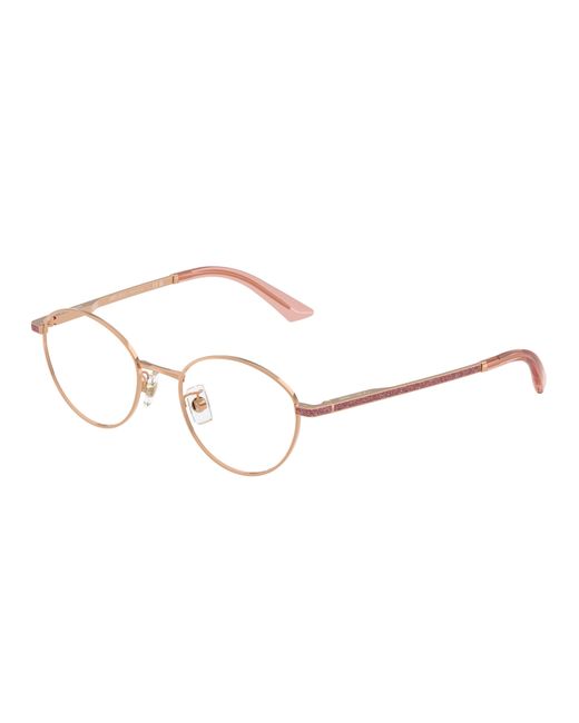 Jimmy Choo Black Jc2018Jd 3008 Optical Frames Metal Round Normal