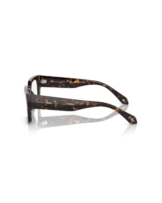 Giorgio Armani Black Ar7243U 6124 Optical Frames Acetate Transparent Squared Normal for men