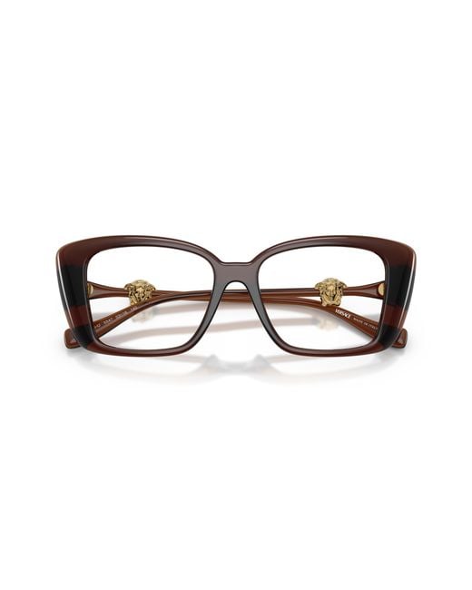 Versace Black Ve3385U 5547 Optical Frames Injected Squared Normal
