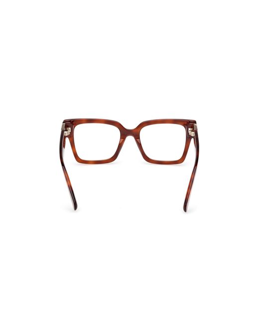 MAX&Co. Black Mo5175 053 Optical Frames Acetate Squared Normal