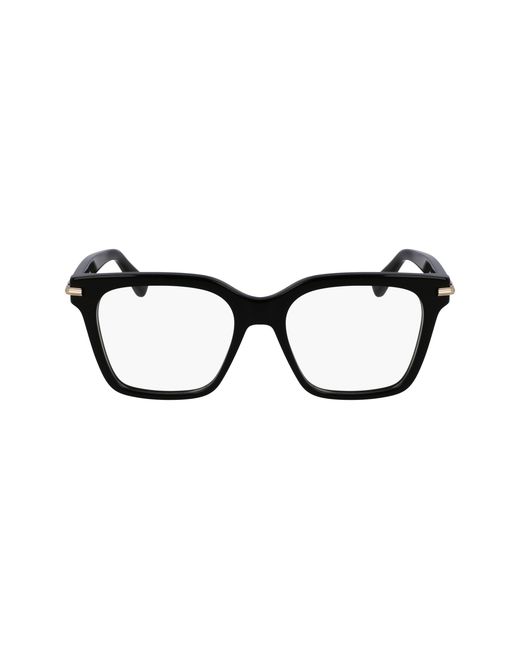 Ferragamo Black Sf3009 001 Optical Frames Acetate Squared Normal