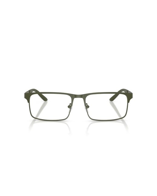Emporio Armani Black Ea1170 3399 Optical Frames Metal Squared Normal for men