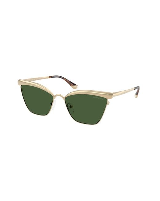 Michael Kors Green Mk1174 Scottsdale 101471 Sunglasses Metal Cat Eye Normal