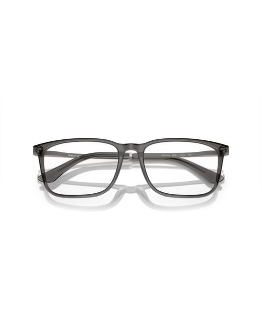 Giorgio Armani Black Ar7249 6036 Optical Frames Acetate Transparent Squared Normal for men