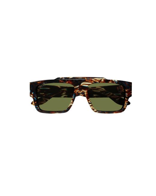 Gucci Black Gg1460S 002 Sunglasses Acetate Squared Normal for men