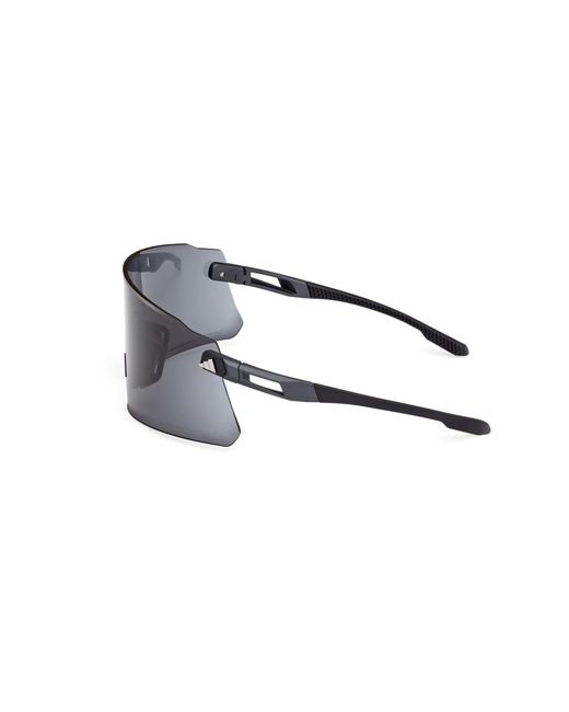Adidas Originals Black Sp0100 Adidas Dunamis Pro 02A Sunglasses Injected Smoke Mask Normal for men