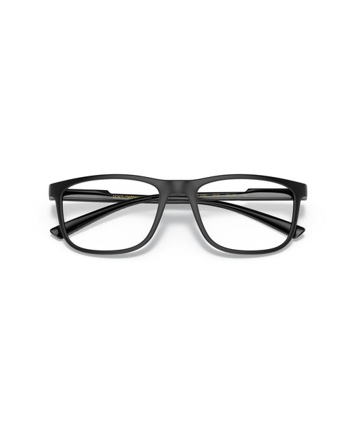 Dolce & Gabbana Black Dg5062 2525 Optical Frames Nylon Transparent Squared Normal for men