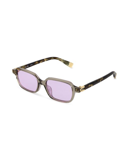 Furla Black Sfu971 098Z Sunglasses Acetate Squared Normal
