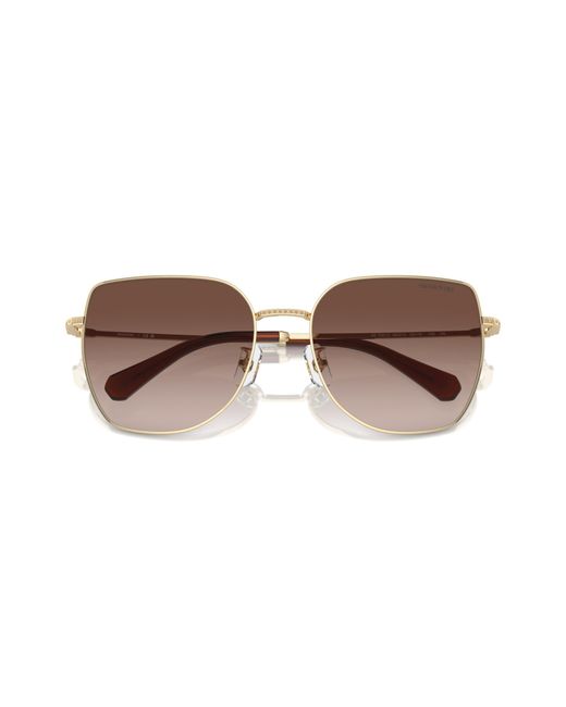 Swarovski Black Sk7021D 400213 Sunglasses Metal Geometric Normal Shaded