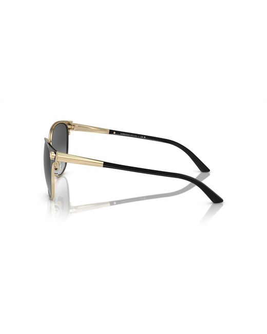 Versace Black Ve2168 1377T3 Sunglasses Metal Pantos Polarized Shaded