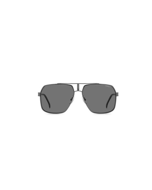 Carrera Black 1055/S V81/M9 Sunglasses Metal Squared Polarized for men