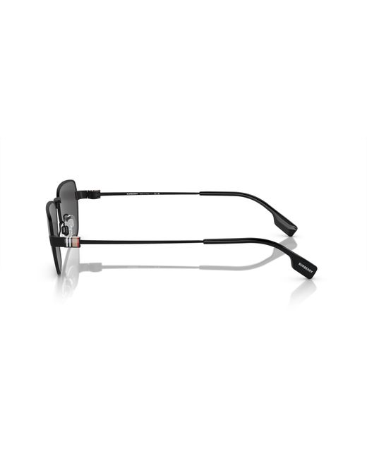 Burberry Black Be3146 100787 Sunglasses Metal Geometric Normal for men