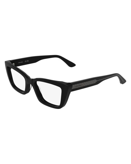 Calvin Klein Black Ck25549 001 Optical Frames Acetate Cat Eye Normal
