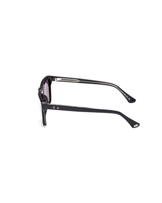 Web Black We0379 05A Sunglasses Acetate Smoke Squared Normal for men