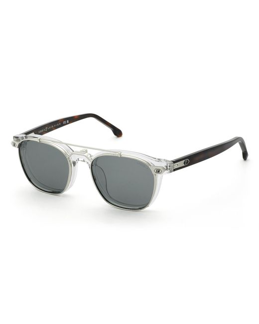 Lozza Black Ul4418 880P Optical Frames Acetate Smoke Pantos for men