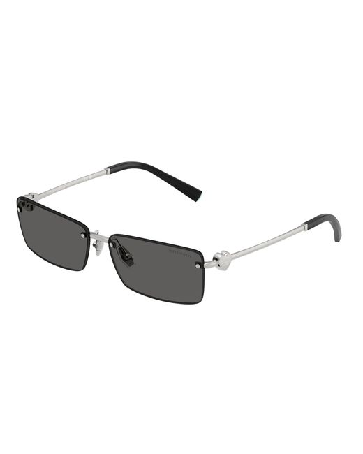 Tiffany & Co Black Tf3108B 6001S4 Sunglasses Metal Squared Normal