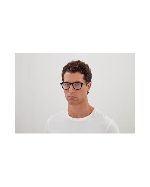 Gucci Black Gg1510O 003 Optical Frames Acetate Transparent Round for men