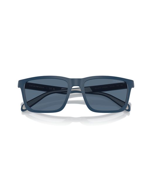 Emporio Armani Black Ea4219 576380 Sunglasses Injected Squared Normal for men