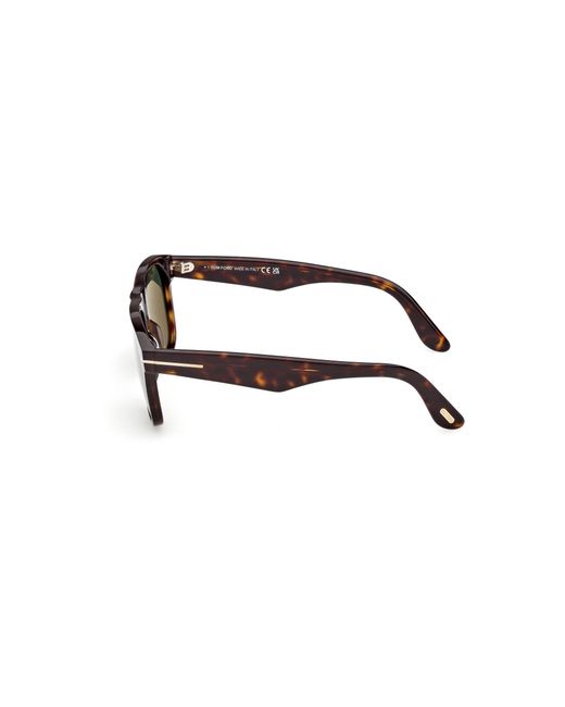 Tom Ford Black Ft1284 Marlon-02 52N Sunglasses Acetate Squared Normal for men