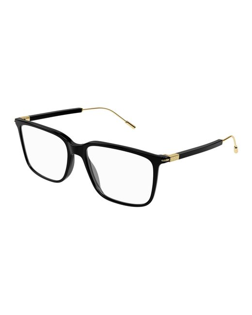 Gucci Black Gg1273O 001 Optical Frames Plastic Squared for men