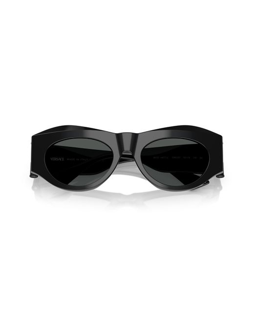 Versace Black Ve4477U 536087 Sunglasses Acetate Geometric Normal
