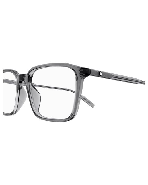 Montblanc Black Mb0293Oa 003 Optical Frames Acetate Squared for men