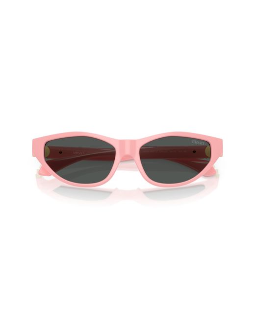 Versace Black Ve4491U 545287 Sunglasses Injected Cat Eye Normal