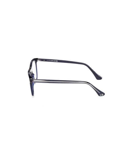 Web Black We5462 092 Optical Frames Acetate Squared Normal for men