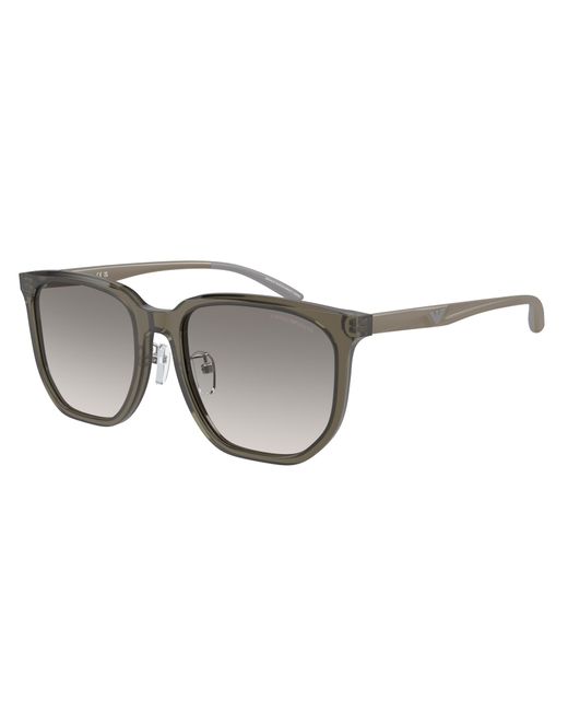 Emporio Armani Black Ea4215D 50296I Sunglasses Acetate Squared Normal Shaded for men