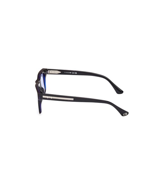Web Black We0362 56V Sunglasses Acetate Squared Normal for men