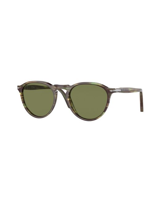 Persol Green Po3286S 11564E Sunglasses Plastic Pantos Normal