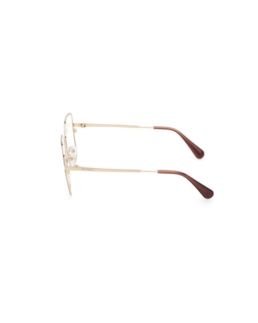 MAX&Co. Black Mo5166 050 Optical Frames Metal Squared Normal
