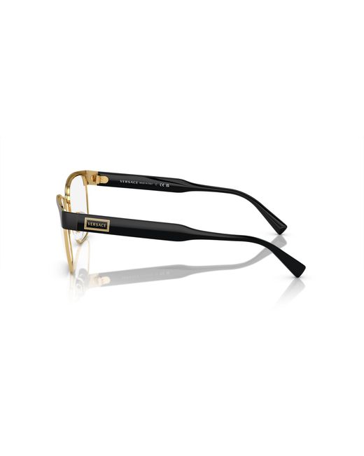 Versace Black Ve1264 1436 Optical Frames Metal Pillow Normal for men