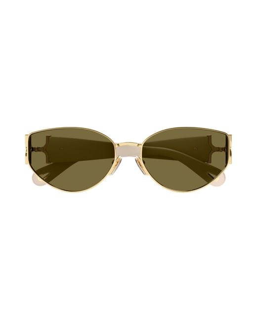 Chloé Black Ch0260S 003 Sunglasses Metal Round
