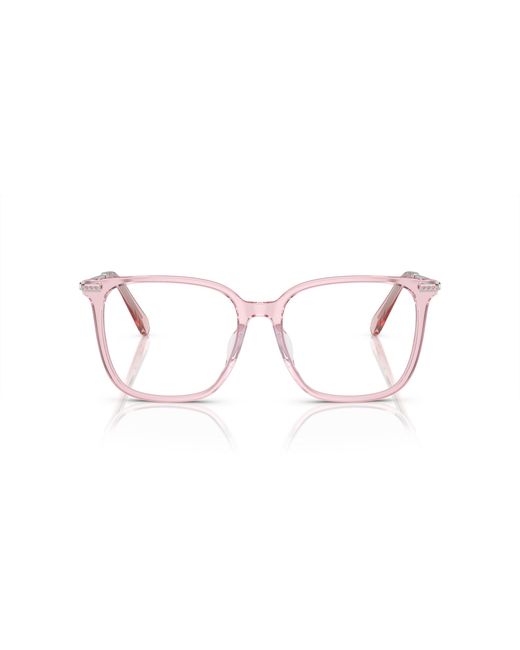 Swarovski Black Sk2016D 3001 Optical Frames Acetate Squared Normal