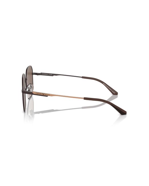 Emporio Armani Black Ea2154D 320173 Sunglasses Metal Pilot Normal for men