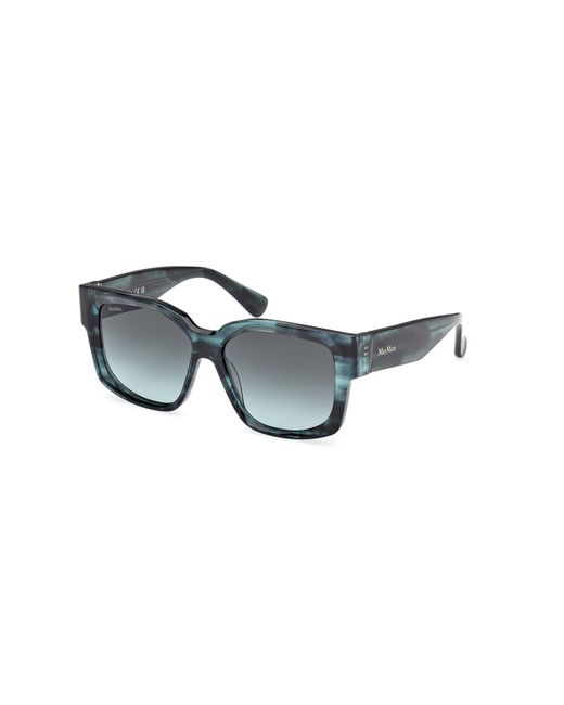 Max Mara Black Mm0145 Glimpse-7 98P Sunglasses Acetate Round Normal