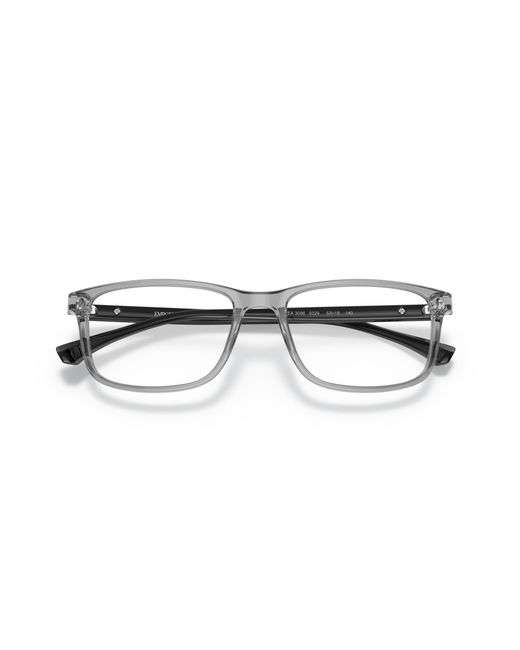 Emporio Armani Black Ea3098 5029 Optical Frames Acetate Squared Normal for men