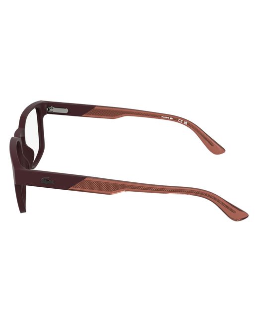 Lacoste Black L4010 601 Optical Frames Bio-Injected Squared Normal for men