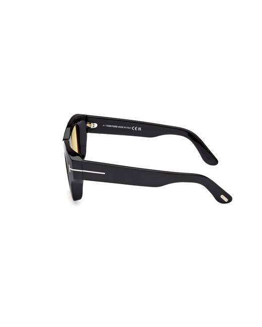 Tom Ford Black Ft1154 Ilias 01E Sunglasses Acetate Squared Photochromatic for men