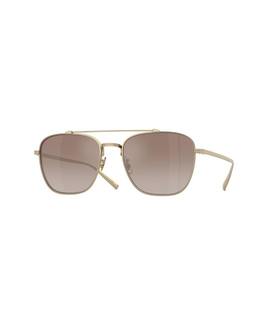 Oliver Peoples Black Ov1349St Avison 5035Q1 Sunglasses Titanium Pilot Normal for men
