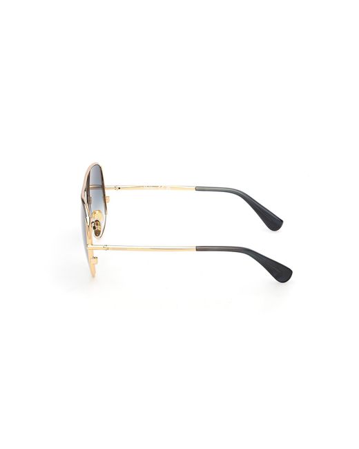 Max Mara Blue Mm0190 30P Sunglasses Metal Pilot Normal