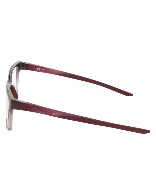 Nike Black 7409 620 Optical Frames Bio-Injected Squared Normal