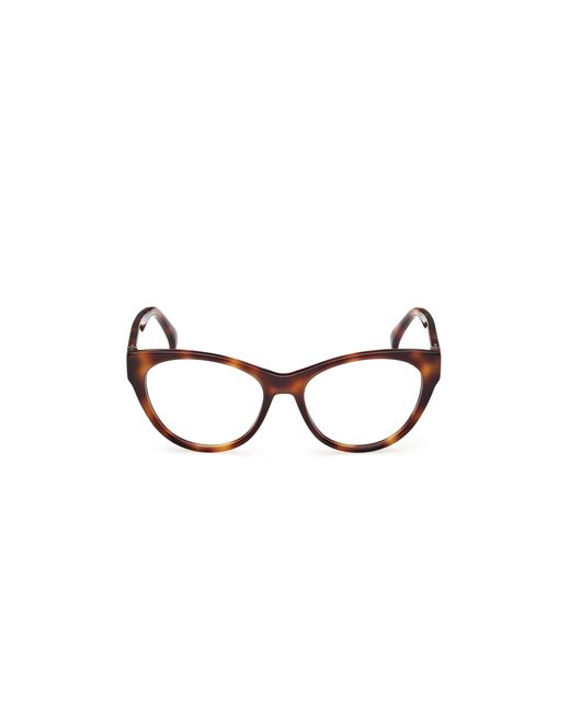 Max Mara Black Mm5205 052 Optical Frames Acetate Round Normal