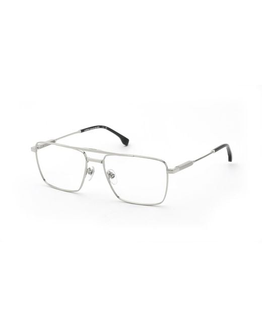Lozza Black Vl2441 Gallipoli 7 579 Optical Frames Metal Squared for men