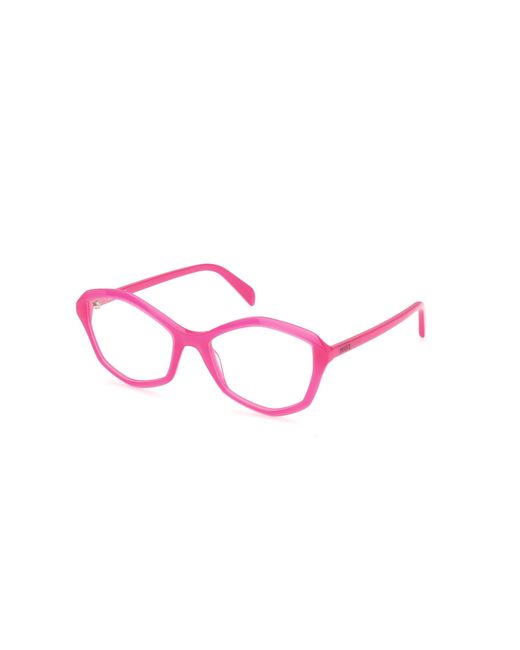 Emilio Pucci Black Ep5238 075 Optical Frames Acetate Geometric Normal